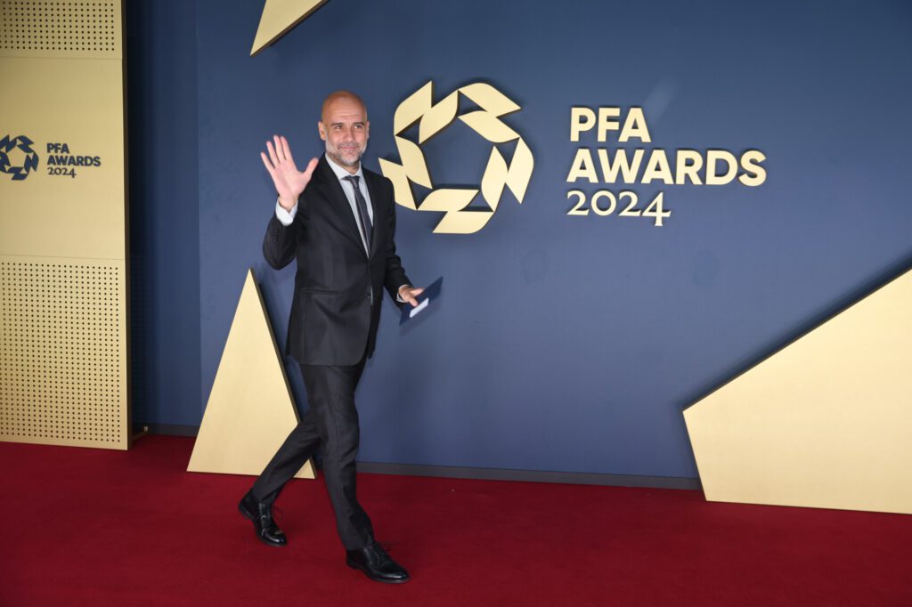 PFA Awards Pep Guardiola