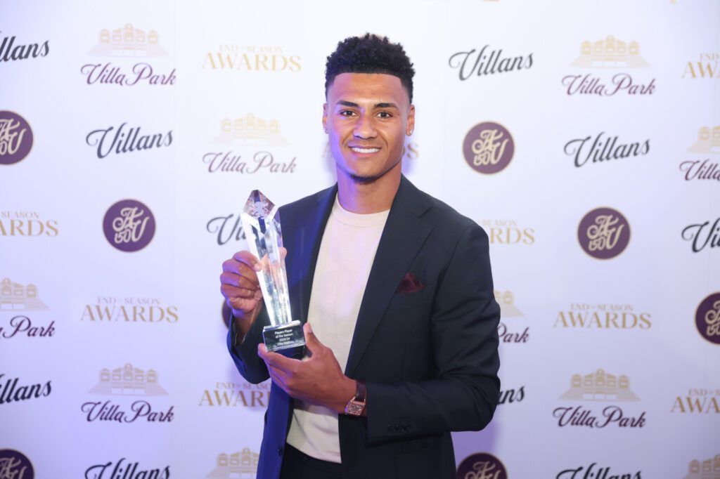 Aston Villa Player Ollie Watkins End of Season Awards Ceremony