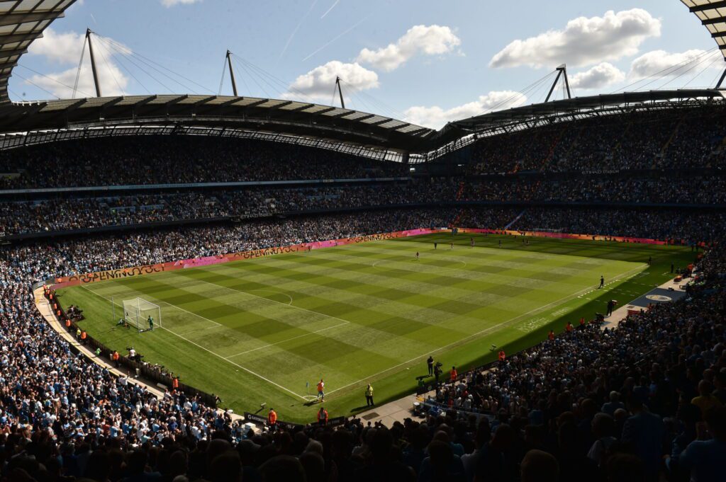 Manchester City Stadium LED Advertising Photography