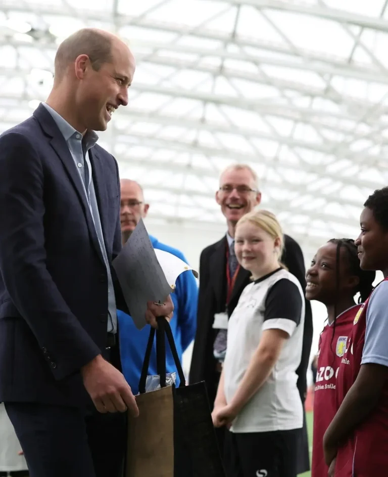 prince william meeting young athletes