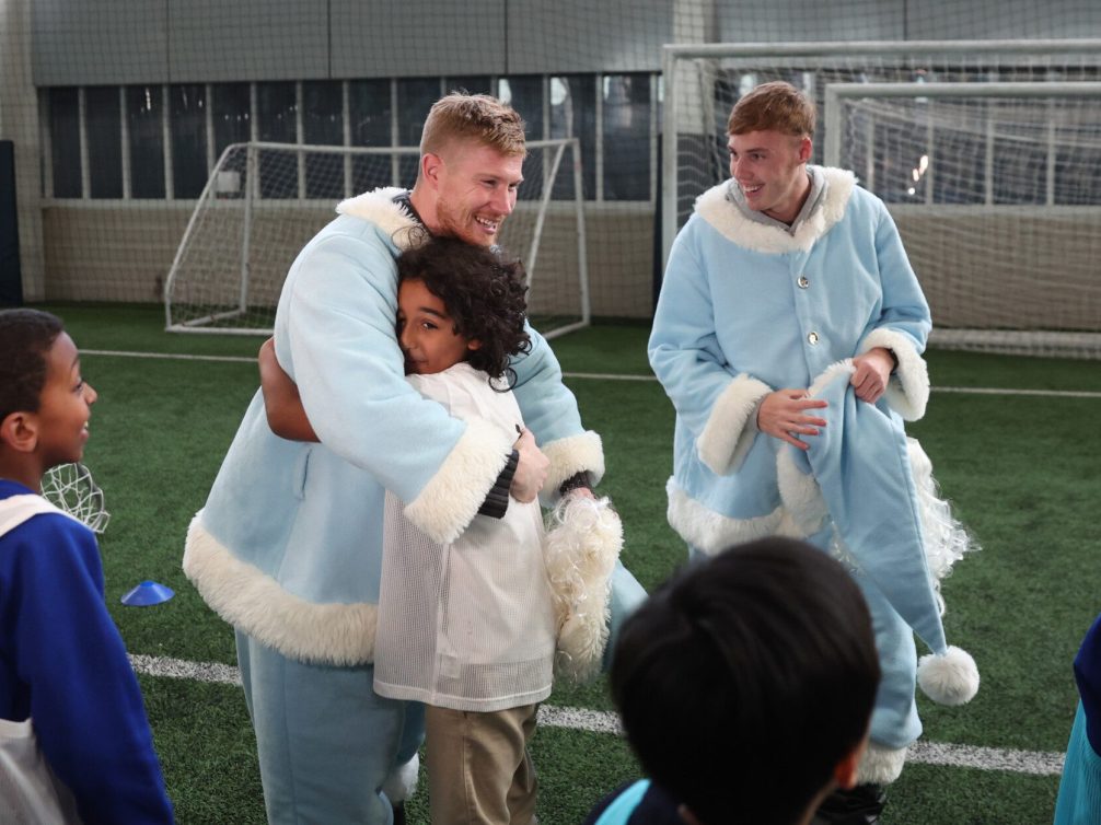 MANCHESTER, ENGLAND - DECEMBER 16: <> at Manchester City Football Academy on December 16, 2022 in Manchester, England. (Photo by Manchester City FC/Manchester City FC via Getty Images)